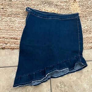 ZARA DENIM MINI SKIRT